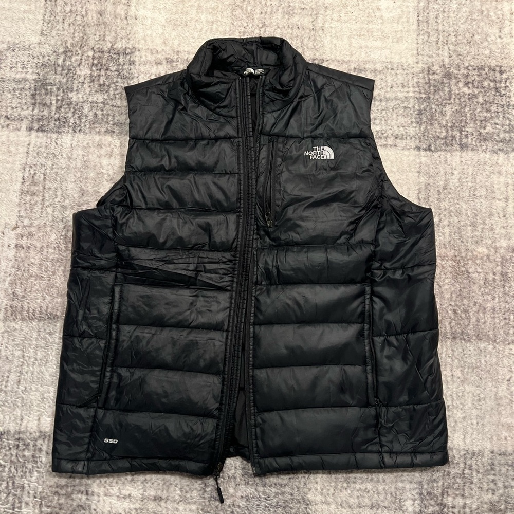 Men’s The North Face 550 Puffer Vest Black XL